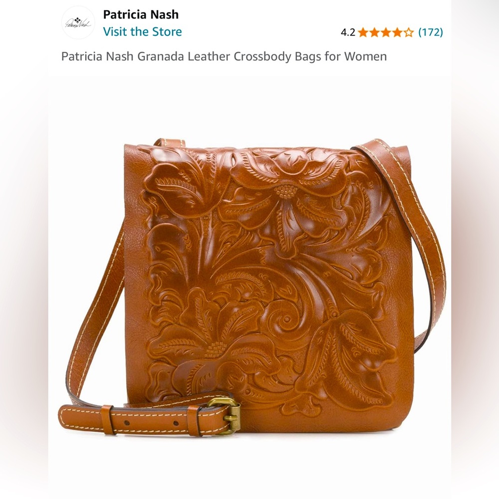 Patricia Nash cross body bag.